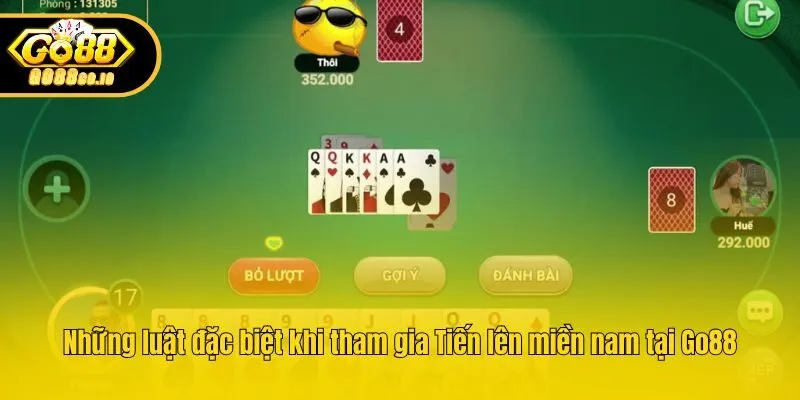Những luật đặc biệt khi tham gia Tiến lên miền nam tại Go88